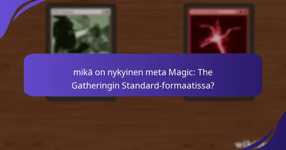 Kuinka pelaajat kehittävät strategioita nykyisessä metassa?