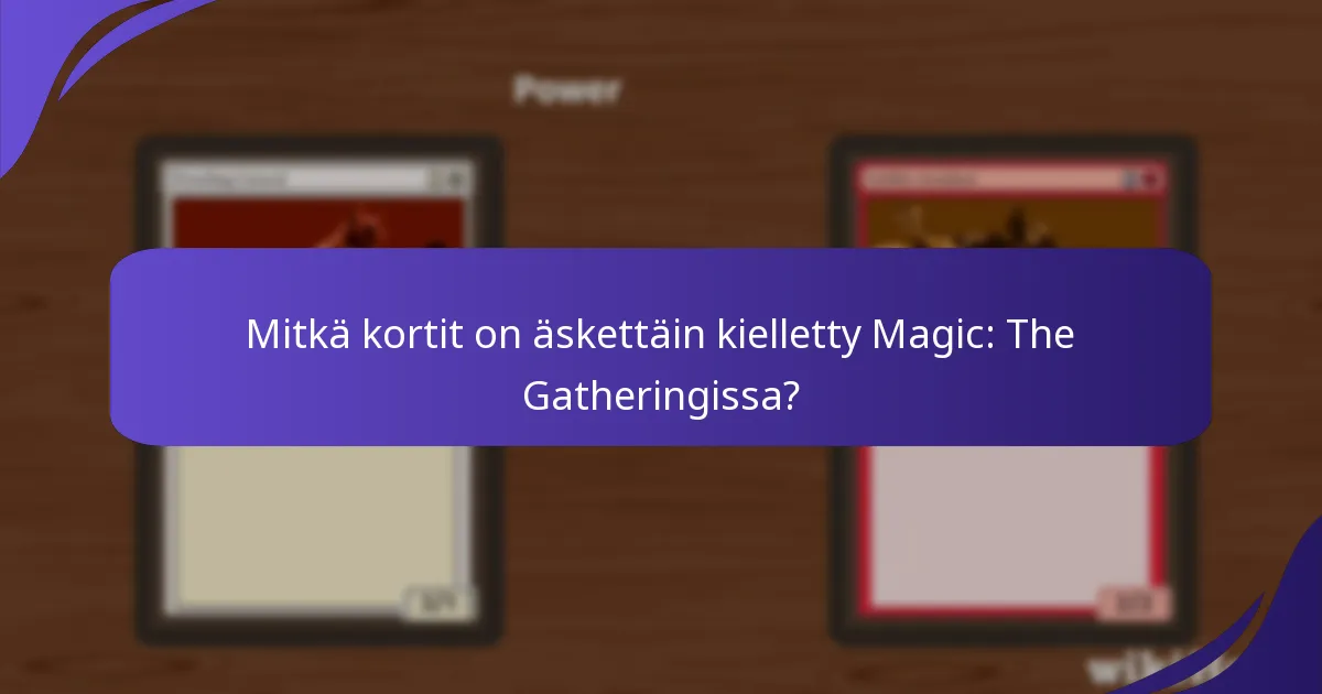 Miten viimeisimmät päivitykset vaikuttavat eri Magic: The Gathering -formaatteihin?
