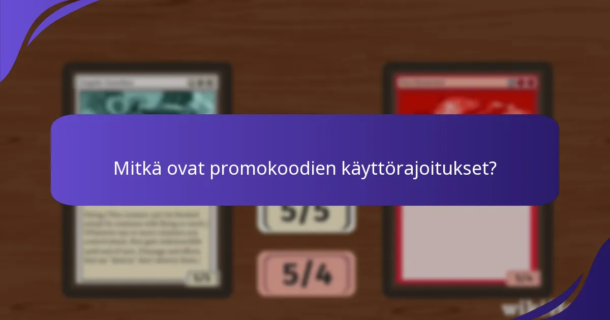 Mitkä promokoodit tarjoavat parhaan arvon?